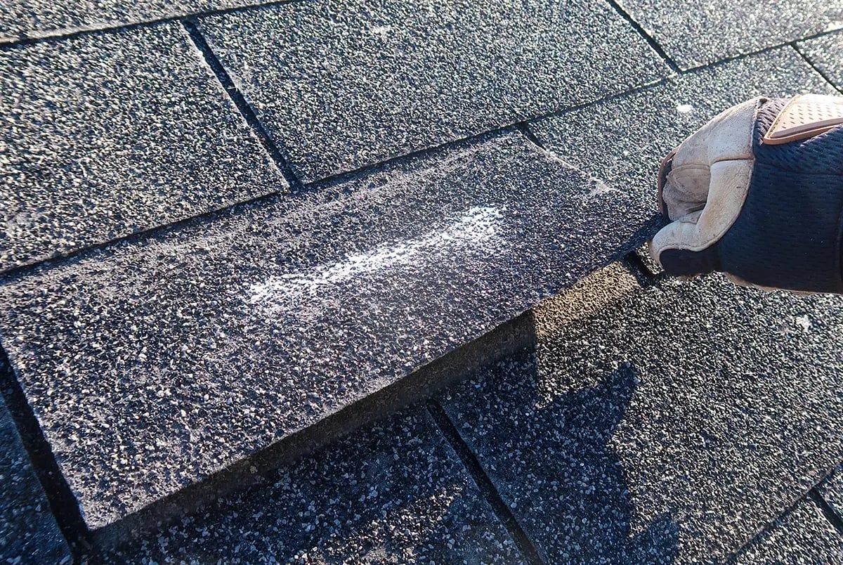 Hidden roof damage from storm