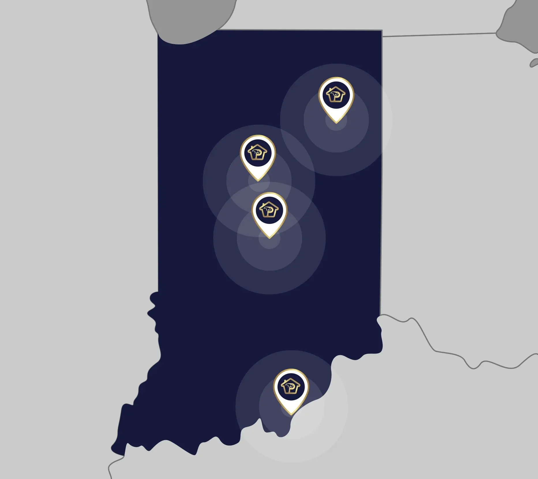 Porter Roofing Indiana Locations